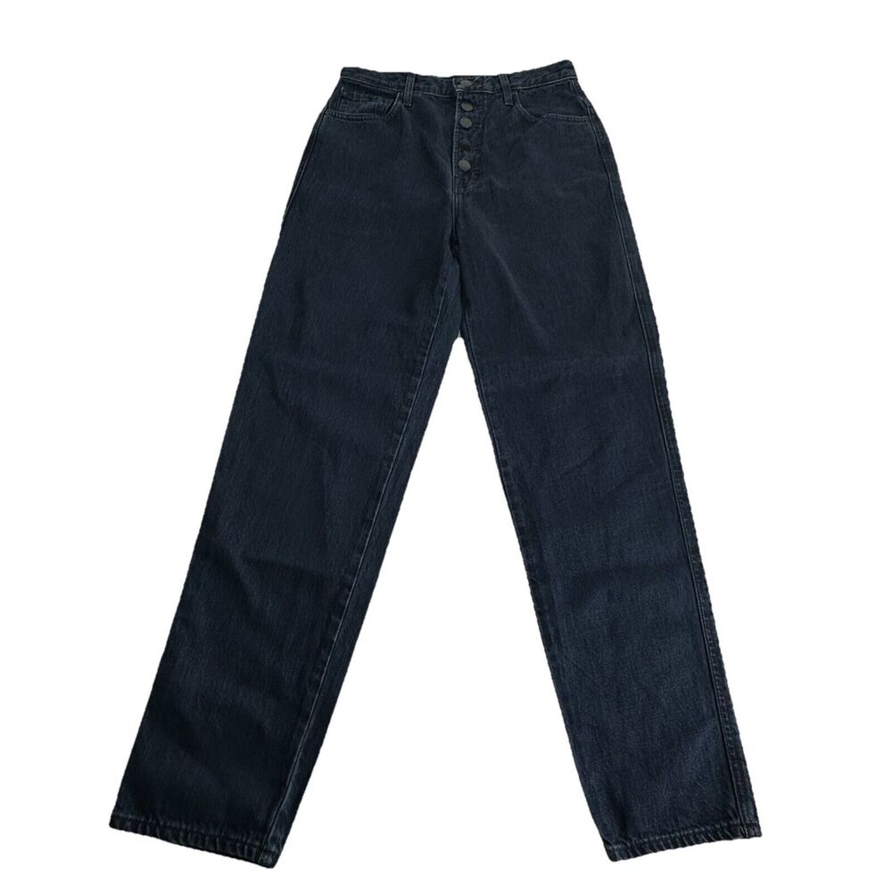 J Brand Heather High Rise Button Fly Slim Straight Jean Size 25 New